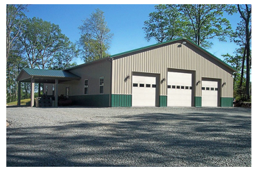 Mountain Landscaping 8-acre facility and material yard in the Pocono Mountains