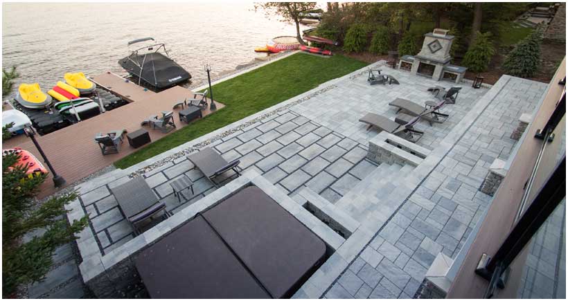 Hardscape Construction project by Mountain Landscaping